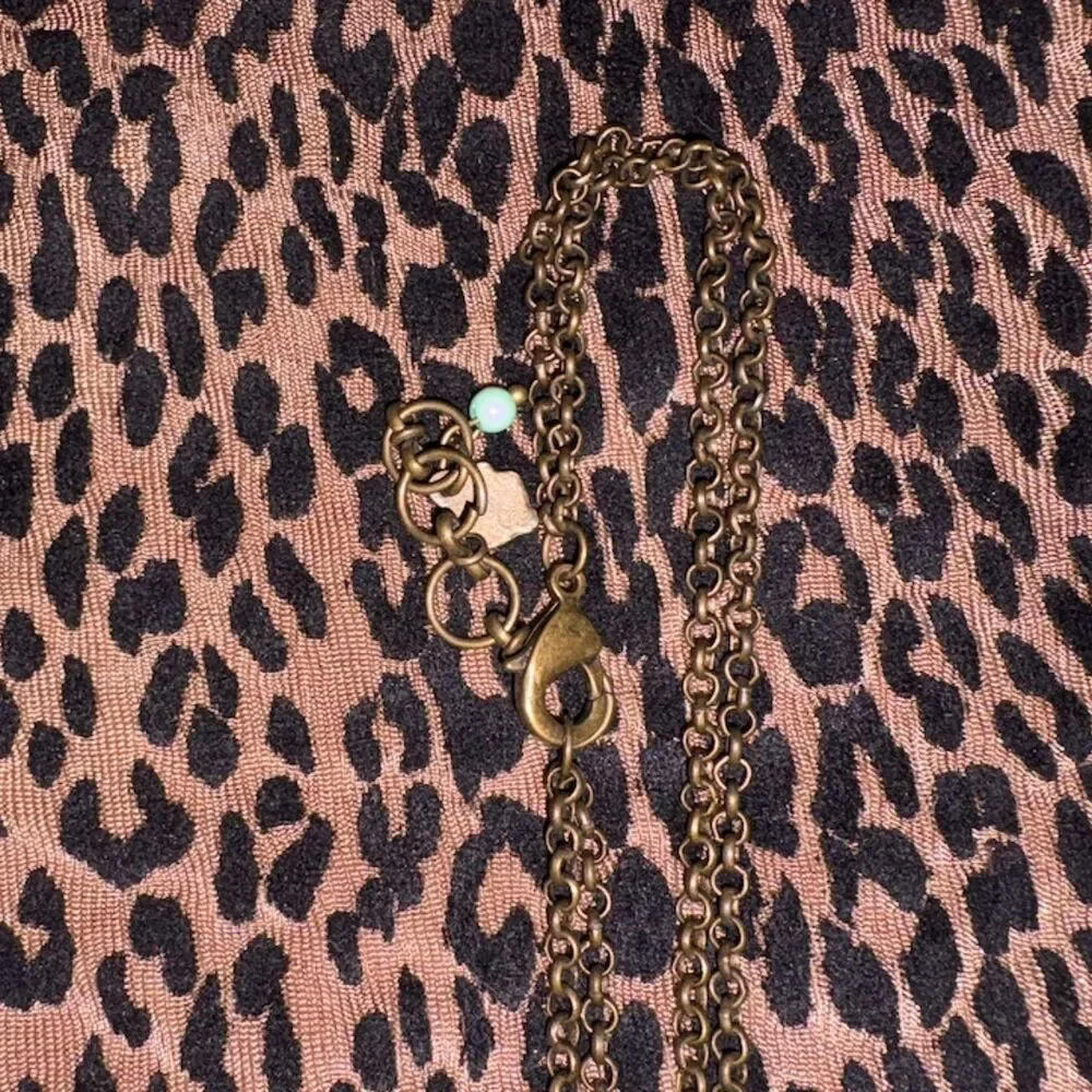 Brandy-melville Women's Gold and Blue Jewellery